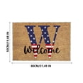 thumbnail image 2 of PALIFEUR 4th Of July Door Mat Non-Slip Outdoor Patriotic Welcome Mats for Front Door, Independence Day Bedroom Front Door Mat, Absorbent Door Mat Outside Entrance, 19x31 Inch, 2 of 5