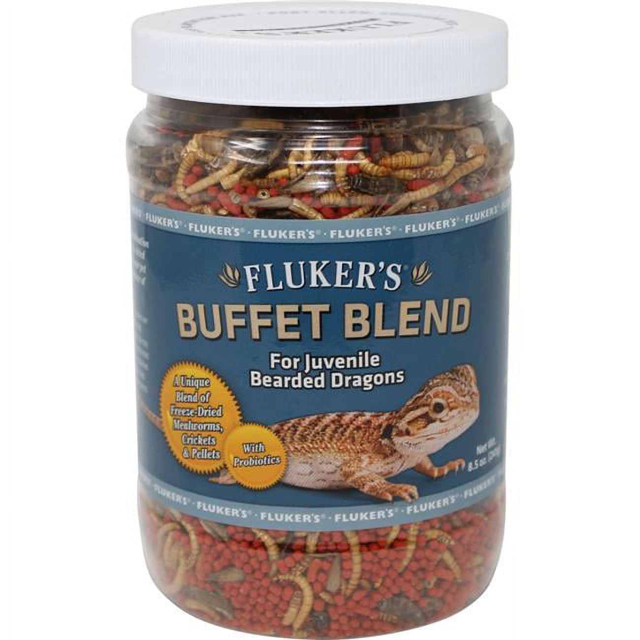 Fluker's Juvenile Bearded Dragon Buffet Blend 8.5oz