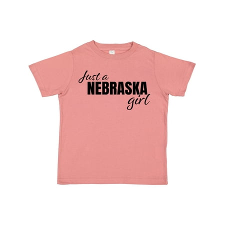 

Inktastic Just a Nebraska Girl Born and Raised Gift Toddler Toddler Girl T-Shirt
