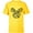 Yellow, variant on Disney Mickey Mouse Halloween Spooky Fun - Short Sleeve T-Shirt for Kids - Customized-White