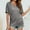 3-Gray, variant on Gaecuw Shirts for Women Tops Blouses Short Sleeve T Shirts Regular Fit Pullover Tops Batwing Sleeve Tees T-Shirts Solid Tops V Neck Blouses Casual T Shirts Frill Pleated Pullover Tops Summer Tees Tops