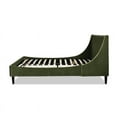 thumbnail image 4 of Sandy Wilson Home Aspen Tufted Headboard Platform Bed Queen Olive Green Velvet, 4 of 19