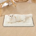 thumbnail image 3 of Qaailabf Plush Round Pet Bed Winter Warm Dog Mat Removable Washable Cozy Soft Cat Dog Sleeping Cushion with Interactive Teasing Stick for Small Medium Pets, 3 of 6