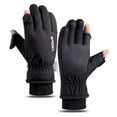 thumbnail image 5 of Guantes de esquí para hombre, impermeables, resistentes al frío, de terciopelo grueso, para deportes al aire libre, cálidos, con pantalla táctil, para montar en invierno, 5 of 5