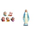 thumbnail image 1 of Figura de escritorio,Figura de dibujos animados del dios de la fortuna,regalo de Feng Shui,Bonita estatua del Dios de la Riqueza para decorar el hogar,Estatua católica,Estatua de la Virgen, 1 of 8