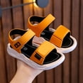 thumbnail image 2 of YOUYEDIAN Toddler Girls Boys Summer Sandals Unisex Kids Open Toe Rubber Sole Non-Slip Platform Sandals Baby Outdoor Walking Sport Beach Sandals (Yellow, 8 Toddler), 2 of 3