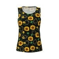 thumbnail image 4 of Easygdp Sunflowers3 Women's Workout Tank Top, Running Top, Hiking Shirt, Quick-Dry for Running, Yoga, Hiking - Large, 4 of 9