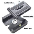 thumbnail image 4 of Redcolurful Aluminum Alloy Z-folding Head Z-type Quick-release Folding Plate Black, 4 of 7
