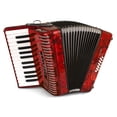 thumbnail image 3 of Piano Accordion Hohner 1303-RED 12 bajos de nivel básico (rojo), 3 of 3