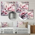 thumbnail image 4 of Designart "Blooming Cherry Blossom Pink I" Tree Cherry Blossom Metal Wall Art Prints, 4 of 5