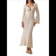 thumbnail image 2 of Traje de Baño de Mujer, Pareo de Crochet, Traje de Baño de Punto, Vestido Ajustado para y Otoño, Ropa de Fiesta Albaricoque M, 2 of 8