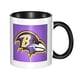 thumbnail image 1 of Taza de café de cerámica Baltimore Ravens, taza de té para la oficina y el hogar, apta para lavavajillas y microondas, 1 of 5