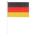 thumbnail image 2 of SJYYTT 1Pc Germany Hand Held Flags for Soccer Decorations 2026,German Small Stick Flags with 11.8" Poles for National Day Sports Events Party Celebration Decor 11.81"X8.27", 2 of 5