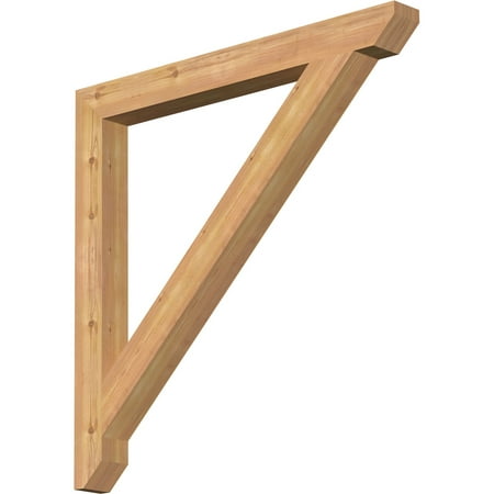 

Ekena Millwork 3 1/2 W x 38 D x 38 H Traditional Slat Smooth Bracket Western Red Cedar