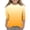 Yellow, variant on Zecgelong Girls's Gradient Printed Fashionable Versatile Round Neck 3/4 Quarter Sleeve Casual T Shirt Top Girls Graphic Tees Size 3-4 Years