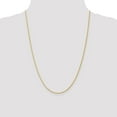 thumbnail image 2 of Solid 14k Yellow Gold 1.3mm Diamond-Cut Spiga Wheat Chain Necklace - with Secure Lobster Lock Clasp 24", 2 of 6