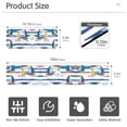 thumbnail image 3 of Yayeee Faucet Mat for Kitchen Sink 30" Diatomite Long Splash Guard Pad, Dark Blue Hand Drawn Sailboats, 3 of 7
