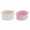 Pink+White, variant on Cotton Rope Storage Basket 11.8"x7.9"x4.7" Small Woven Empty Gift Basket with Handles, Makeup Organizer & Vanity Bin for Bedroom Bathroom Black 1PCS