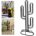 thumbnail image 5 of 7.4 x 4.1 x 16.9in Cactus Shaped Coffee Pod Holder Home Black Iron Coffee Storage Stand Organizer Holds 48 Coffee Pods for Loved Ones Friends, 5 of 9