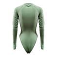 thumbnail image 5 of Tittly T Shirts for Women Basic Tees Long Sleeve Bodysuit For Women Round Neck Casual Basic Stretchy Body Suits Tops Tshirts Shirts Long Sleeve Shirts for Women Green L, 5 of 9