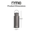 thumbnail image 6 of RTIC 32 oz Ceramic Lined Insulated Outback Water Bottle, Leak Resistant, Graphite, 6 of 10