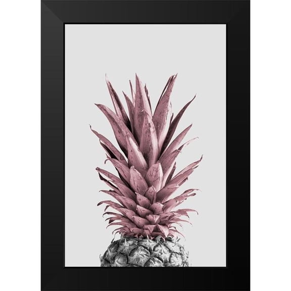 Artographie Studio 11x14 Black Modern Framed Museum Art Print Titled - Pineapple Pink 04