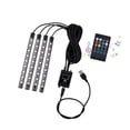 thumbnail image 1 of Riwesomey Tiras de luces LED para coche que cambian de Color debajo de la ventana del salpicadero, lámpara de ambiente con Control remoto, decoración Bombillas para automóviles 36smd USB-Port Riwesomey VI015237-03B, 1 of 6
