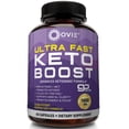 thumbnail image 3 of OVIE Ultra Fast Pure Keto Boost 1600 mg Diet Pills BHB Salts with MCT Oil, 60 Capsules, 3 of 9
