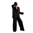 thumbnail image 2 of Neewe Lounge Sets for Women Long Sleeve Tops and Long Pants Soft Comfy Pajamas Set 2 Piece Outfits, 2 of 9