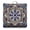 Ethnic Ge, variant on Mandala Ethnic Floor Pillow Thick Square Meditation Cushion with Folk Style Patterns, Resilient PP Cotton, Perfect for Yoga or Tea Ceremony