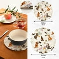 thumbnail image 3 of Cat 2 Pack Pot Holders Trivets, Heat Resistant Hot Pads for Kitchen Table Decoration Trivets for Hot Dishes/Pot/Bowl/Teapot/Hot Pot Holders, 7" + 9.45", 3 of 7