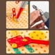 thumbnail image 5 of For Creative Board Game Building Block Toy Kindergartens Screw Nut Puzzle Drill, 5 of 5