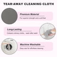 thumbnail image 2 of Jessy Home 2 Rolls Cleaning Cloth, 100 Sheets Reusable Paper Towels, 12"x12" Lint Free, Absorbent & Scratch Free Microfiber Towels for Kitchen, 2 of 6