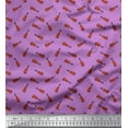 thumbnail image 1 of Soimoi Cotton Poplin Fabric Guitar Musical Instrument Decor Fabric Printed Yard 42 Inch Wide, 1 of 3