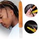 thumbnail image 5 of Herramienta Para Trenzar El Cabello, Gancho De Ganchillo, Radián Aerodinámico Para Hacer Pelucas, Hacer Rastas, Trenzar ANGGREK Ganchillo de tres cabezas, 5 of 8