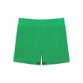 thumbnail image 3 of Xnihocha Toddler Girls Tumbling Gymnastics Ballet Dance Shorts Athletic Short Glitter Tumbling Bottoms Pants Green 6, 3 of 5