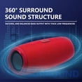 thumbnail image 6 of Outdoor Portable Bluetooth Speaker, High Power Shock Subwoofer, Long Standby, Wireless, HiFi Stereo Sound, IPx6 Waterproof, with Radio, Wired/Bluetooth Connection, 360° Sound, 6 of 8