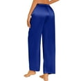 thumbnail image 6 of JGTDBPO Pajama Pants For Women Lounge Pants Cozy Wide Leg Lounge Pants Loose Sweatpants Workout Comfy Sleepwear Pajama, 6 of 8