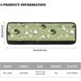 thumbnail image 2 of NETILGEN Refrigerator Door Handle Covers 2 Pieces, Kitchen Appliance Armrest Decoration Mat Non-Slip for Fridge Dishwasher Microwave Home Kitchen Decoration, Rooster Daisy Floral Green, 2 of 7