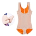 thumbnail image 4 of Women's Thermal Underwear Vest Elastic Shoulder Strap Keep Warming Thermal Tank Top Vest Body Shaping Double Layer Bottom Crotch for Cold Weather, 4 of 8