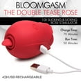 thumbnail image 4 of Bloomgasm Vibromasseur Clitoridien Rose Double Tease, Rouge, 4 of 5