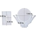 thumbnail image 4 of Molde de espejo de maquillaje de resina de cristal Xemadio WRMH-934, 4 of 7