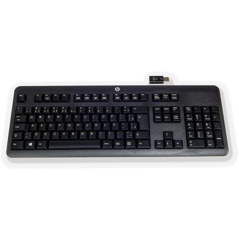HP Brazil KBRF57711 2.4Ghz Wireless Keyboard 724722201 672648203