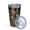 thumbnail image 2 of 16oz Tumblers Pioneer Flower Stainless Steel Vacuum Insulated Double Wall Travel Tumbler Cups Mug with Lid and Straw,Cleaning Brush for Coffee,Tea, 2 of 4
