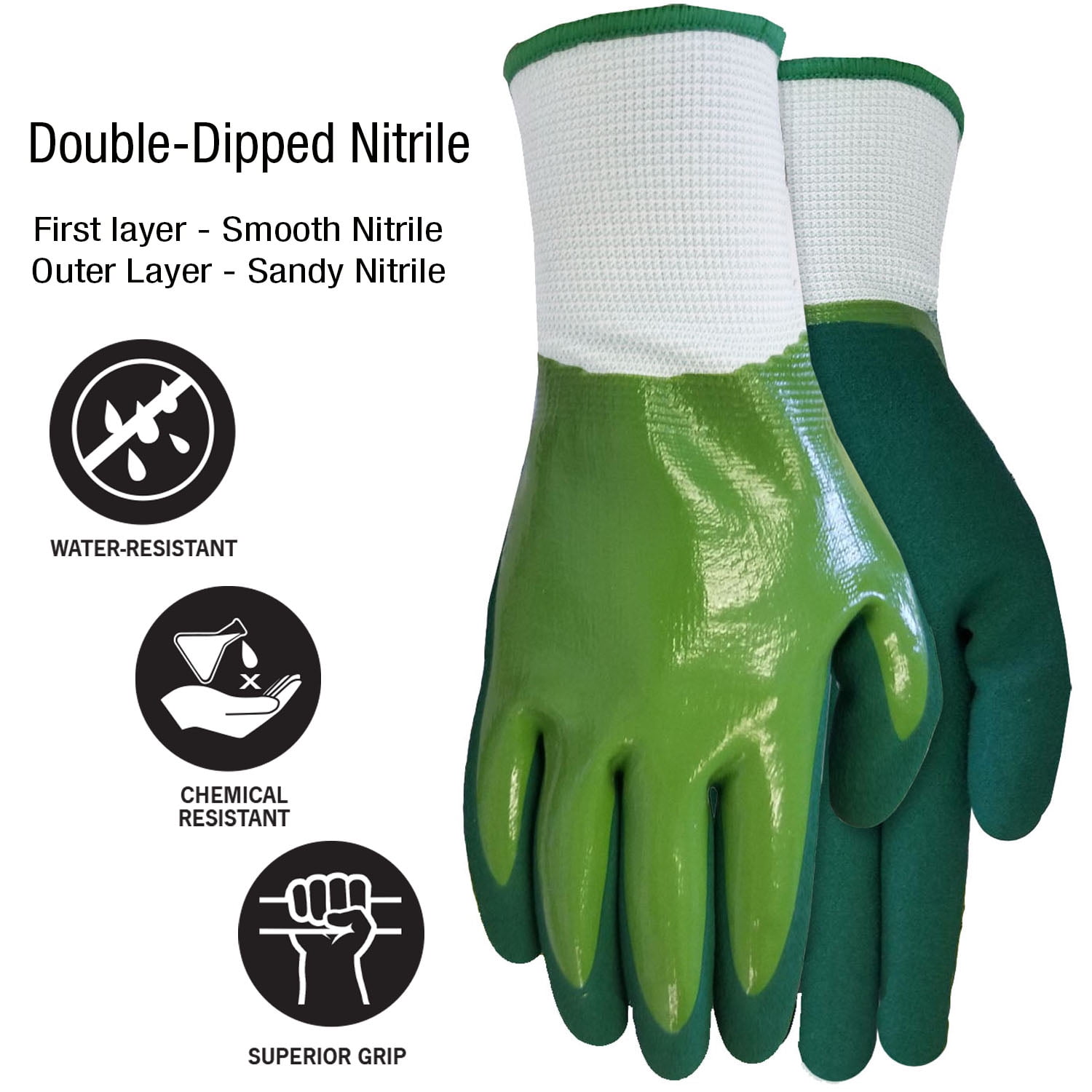 Expert Gardener Large Water-Resistant Gloves 
