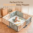 thumbnail image 5 of PIGLOG Giraffe Green Foam Baby Play Mat, 50x50, Double-Sided,Waterproof Playmats for Babies and Toddlers Kids, Safe Foam Playmat for Tummy Time, 5 of 5