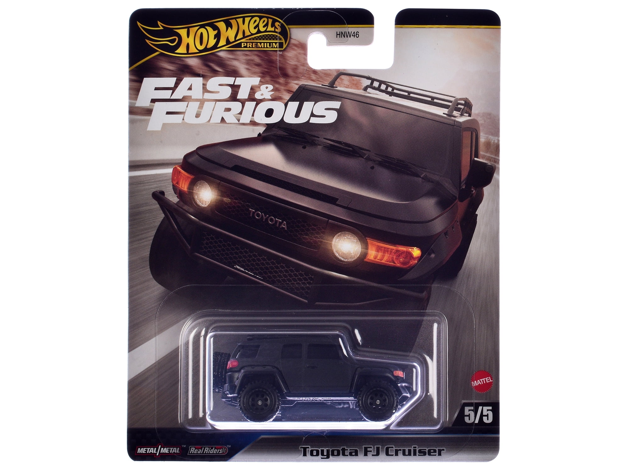 "Fast & Furious" 2024 5 piece Set H Diecast Model Cars by Hot Wheels