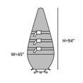 thumbnail image 2 of Christmas Tree Storage Bag–Superior Protection, Straps–Holiday Storage, 2 of 4