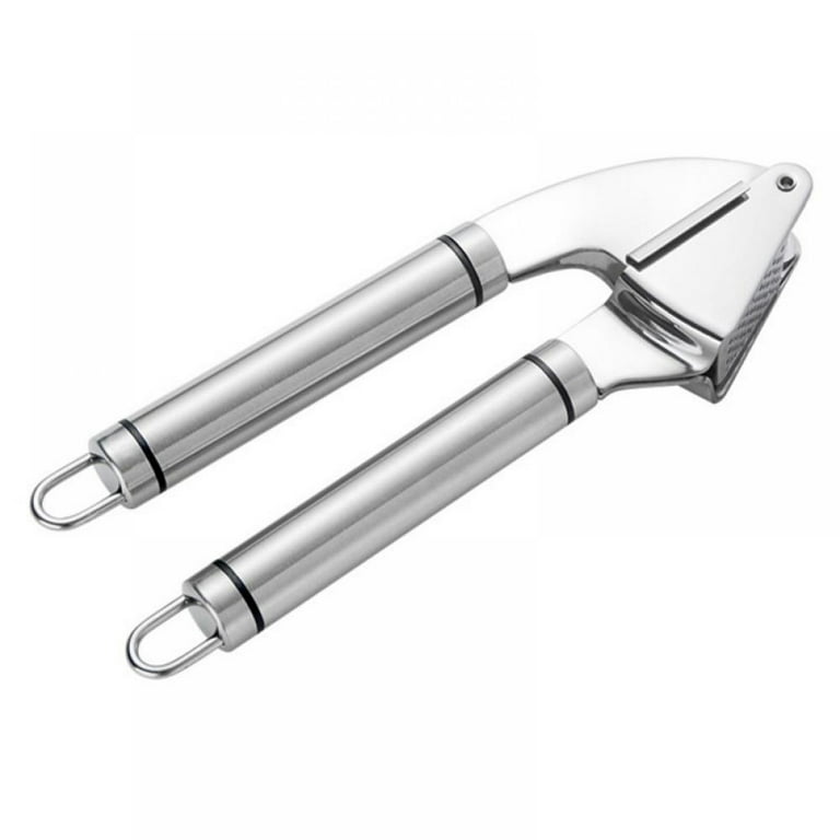 ORBLUE Garlic Press, Stainless Steel Mincer and Crusher with Garlic Rocker and Peeler Set