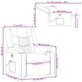 thumbnail image 3 of Sillón Reclinable Eléctrico con Función de Masaje y Levantamiento Casafoyer Crema, 3 of 5